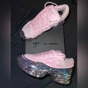adidas raf simons ozweego pink & silver